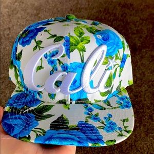 Blue Cali Flat Bill Hat